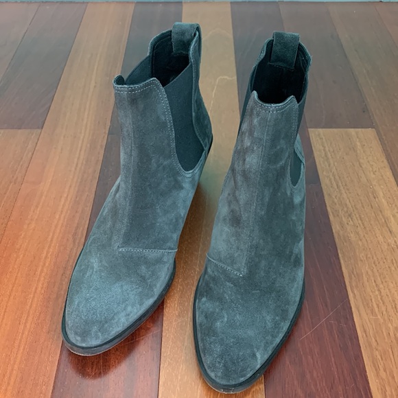 Rag & Bone Gray Suede Dixon Boot Size 38.5 - Picture 2 of 10
